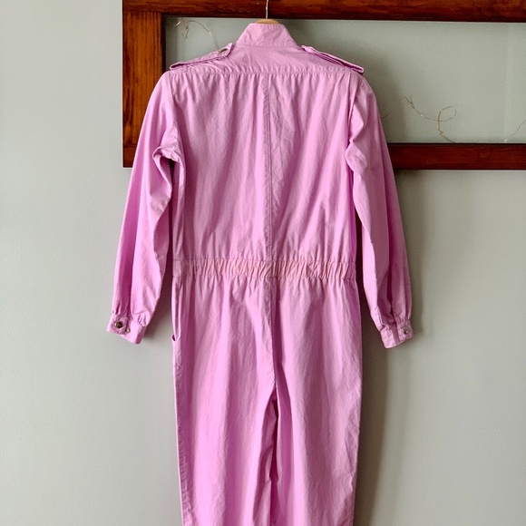 Jumpsuit Pastel Purple Vintage Coveralls for Junior Girls - Picture 5 of 17